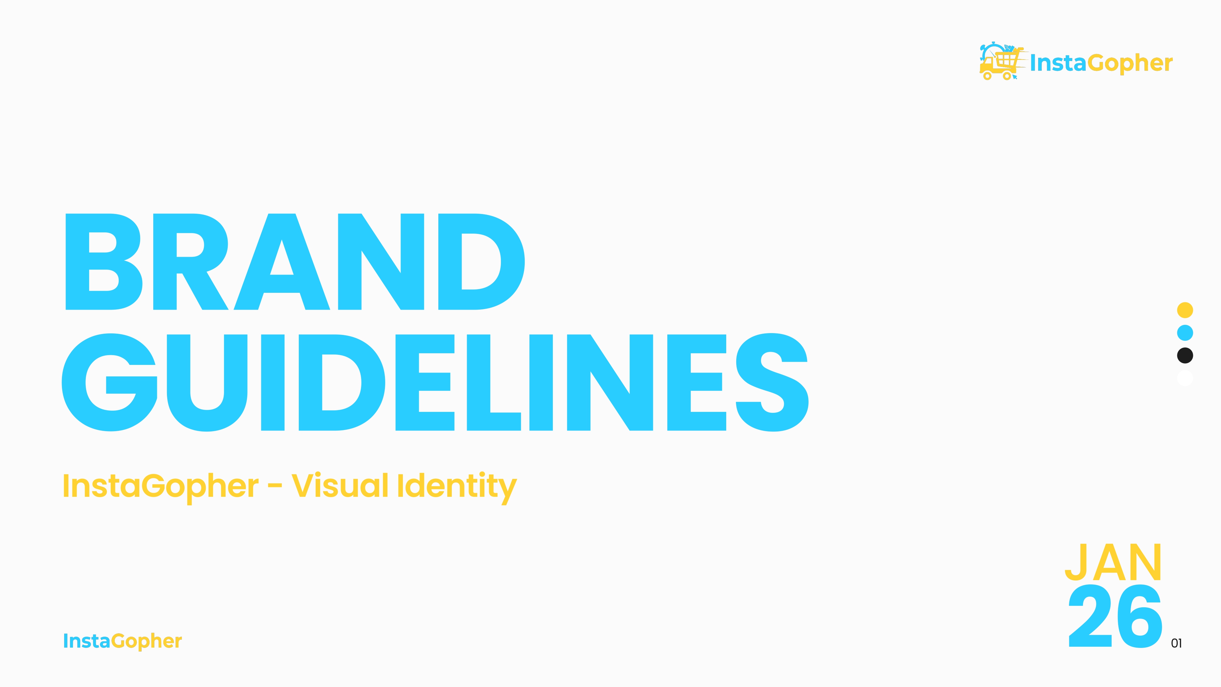 InstaGopher — Brand Guidelines — view 1
