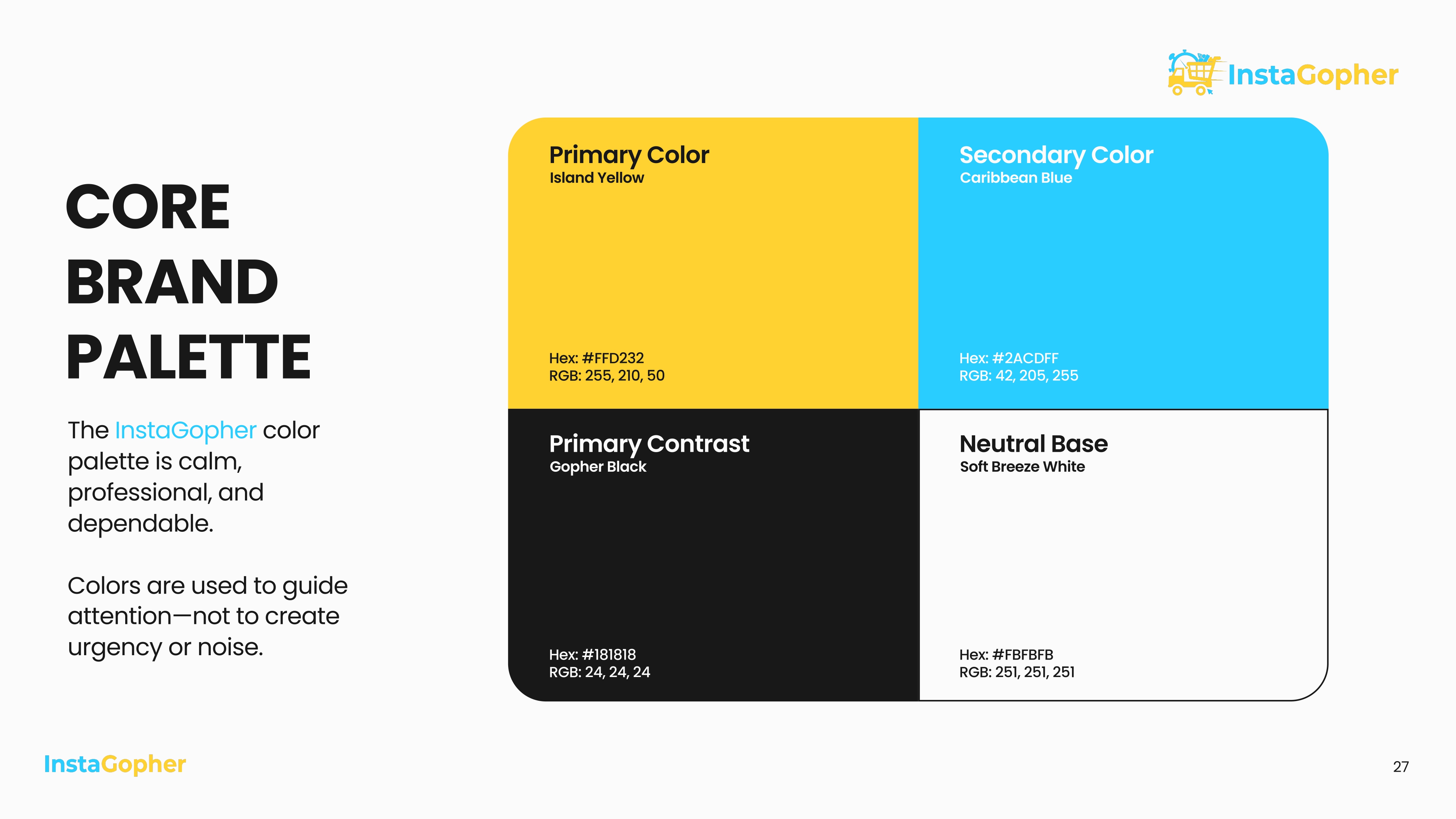 InstaGopher — Brand Guidelines — view 23