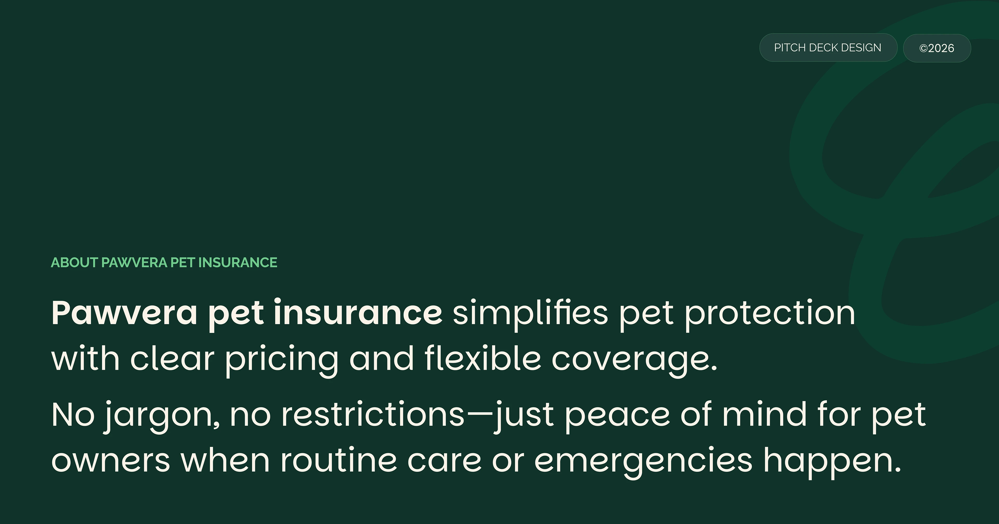 Pawvera — Pitch Deck Design — view 2