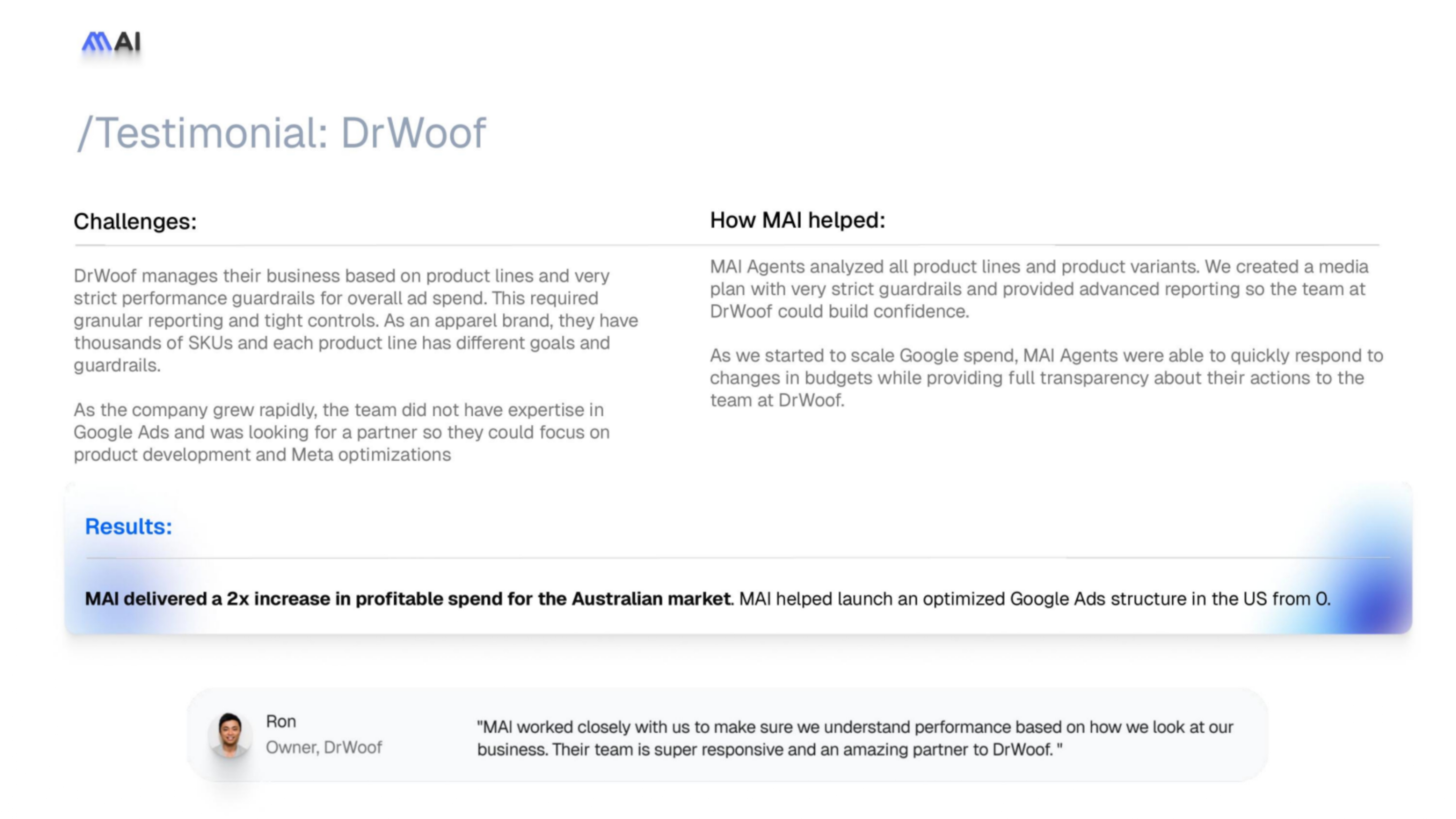 MAI — Pitch Deck — view 9